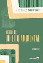 Livro - Manual de Direito Ambiental - 20ª Edição 2022