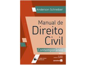 Livro Manual de Direito Civil Contemporâneo Anderson Schreiber