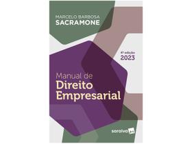 Livro Manual de Direito Empresarial Marcelo Sacramone