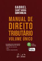 Livro - Manual de Direito Tributário - Volume Único - 4ª Edição 2024