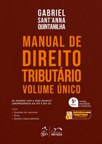 Livro - Manual de Direito Tributário - Volume Único - 5ª Edição 2025