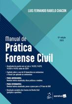 Livro - Manual de Prática Forense Civil 12ª Edição 2025
