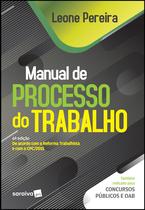 Livro - Manual de processo do trabalho - 6ª edição de 2019