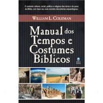 Livro - Manual dos Tempos e Costumes Bíblicos