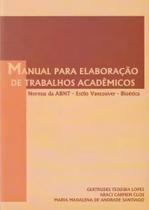 Livro - Manual Para Elaboração De Trabalhos Acadêmicos - Lopes