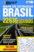Livro - Mapa de Estradas Brasil Mapograf Edição 05 - Espiral