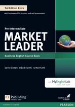 Livro - Market Leader 3rd Edition Extra Pre-Intermediate Coursebook with DVD-ROM and MyEnglishLab Pack