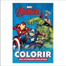 Livro - Marvel Colorir Atividades Educativas - Avengers