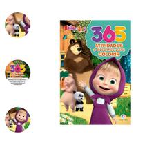 Livro - Masha e o Urso - 365 atividades e desenhos para colorir Livro - Masha e o Urso - 365 atividades e desenhos para colorir