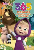 Livro Masha e o Urso 365 Atividades e Desenhos para Colorir