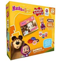 Livro masha e o urso com donuts massa - estrela Livro masha e o urso com donuts massa - estrela