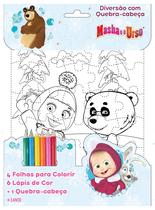 Livro - Masha e o Urso - Diversão com quebra-cabeça