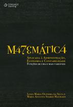 Livro - Matemática aplicada à administração, economia e contabilidade