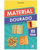 Livro - Material dourado - livro com peças