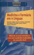 Livro - Medicina e farmácia em 11 línguas - Dicionário compacto