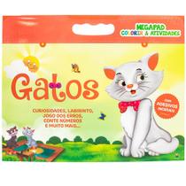 Livro - Megapad - Colorir & Atividades: Gatos