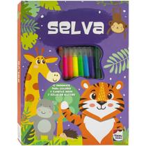 Livro - Meu Adorável Superlivro de Colorir: Selva