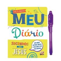 Livro Meu Diário Mágico Segredos Com Jesus Com Caneta Especial - Ciranda Cultural