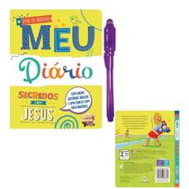 Livro Meu Diário Mágico Segredos Com Jesus Com Caneta Especial - Ciranda Cultural