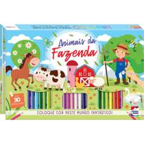 Livro - Meu Incrível LIVRO Brilhante para Colorir: Animais da Fazenda Livro - Meu Incrível LIVRO Brilhante para Colorir: Animais da Fazenda