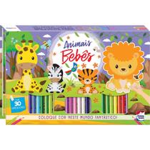 Livro - Meu Incrível LIVRO-KIT Brilhante para Colorir: Animais Bebês