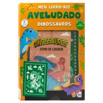 Livro - Meu Livro Aveludado: Dinossauros