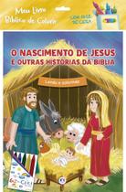 Livro - Meu livro bíblico para colorir - O nascimento de Jesus
