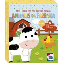 Livro - Meu LIVRO-Box com Quebra-cabeça: Animais da Fazenda