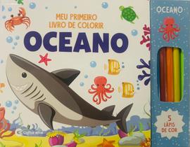 Livro meu primeiro livro de colorir com lapis - oceano - CULTURAMA EDITORA E DISTRIBUIDORA LTDA