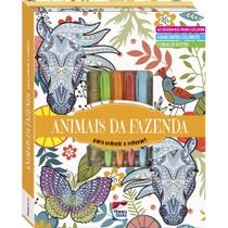 Livro - Meu Superlivro Brilhante de Arteterapia! Animais da Fazenda Livro - Meu Superlivro Brilhante de Arteterapia! Animais da Fazenda