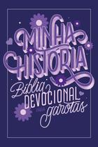 Livro - Minha História: Bíblia devocional para garotas (capa Lettering)