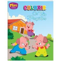 Livro - Mini - Colorir: Três Porquinhos, Os