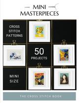 Livro Mini Masterpieces The Cross Stitch com 50 padrões
