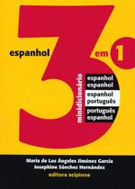 Livro - Minidicionário 3 em 1 - Espanhol