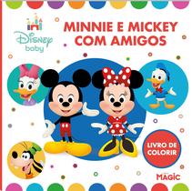 Livro - Minnie e Mickey com seus amigos - Para colorir