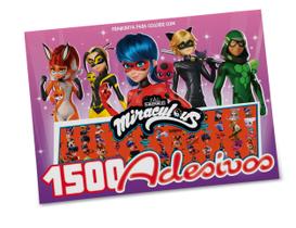 Livro - Miraculous Ladybug Prancheta para Colorir com 1500 Adesivos