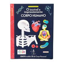 Livro - Montar e Aprender: O Incrível e Impressionante Corpo Humano - Com Modelo 3D do Corpo Humano!