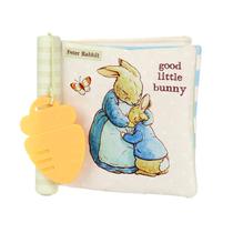 Livro Mordedor Soft Teether Beatrix Potter Peter Rabbit - Para Bebês