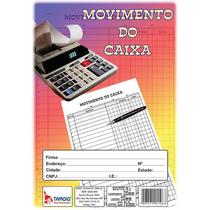 Livro Movimento Caixa 1/4 100 Folhas PCT com 05