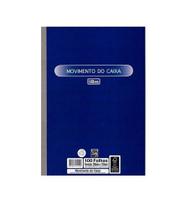 Livro Movimento De Caixa Grande 100 Folhas Tilibra