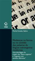 Livro - Mudanças na forma ou no sentido das palavras de línguas estrangeiras modernas