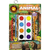 Livro - Mundo Animal Livro Meu Primeiro Kit de Artes