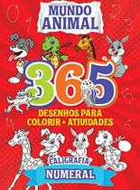 Livro - Mundo animal - Tapete 365 Desenhos para Colorir + atividades Livro - Mundo animal - Tapete 365 Desenhos para Colorir + atividades