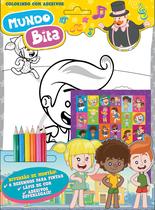 Livro - Mundo Bita Colorindo com Adesivos