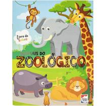 Livro - Mundo da Fantasia: Animais do Zoológico Para Colorir Livro - Mundo da Fantasia: Animais do Zoológico Para Colorir