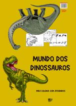 Livro - Mundo dos dinossauros – para colorir com atividades