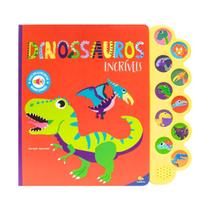 Livro Mundo Sonoro Dinossauro - C/ 10 Botões Montessori - Procure & Encontre - Todolivro
