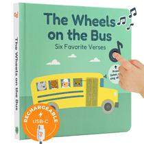 Livro musical interativo Os livros de Cali The Wheels on The Bus