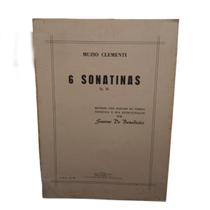 Livro muzio clementi 6 sonatinas op 36 (estoque antigo) revisão savino de benedictis