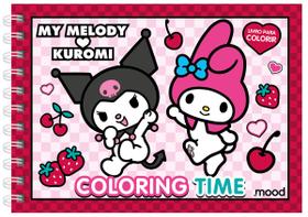 Livro - My Melody e Kuromi - Coloring time - Livro de colorir